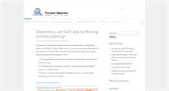 Desktop Screenshot of focusedobjective.com