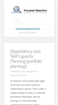 Mobile Screenshot of focusedobjective.com