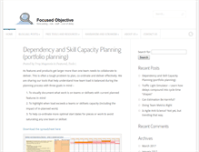 Tablet Screenshot of focusedobjective.com